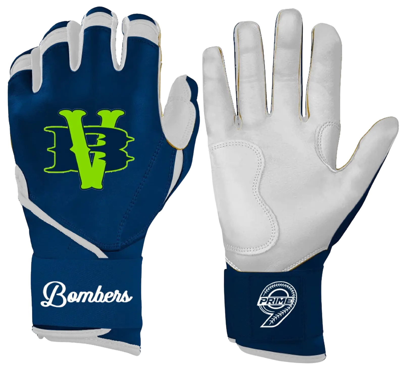 villages bombers prime9 pro baseball and softball batting gloves