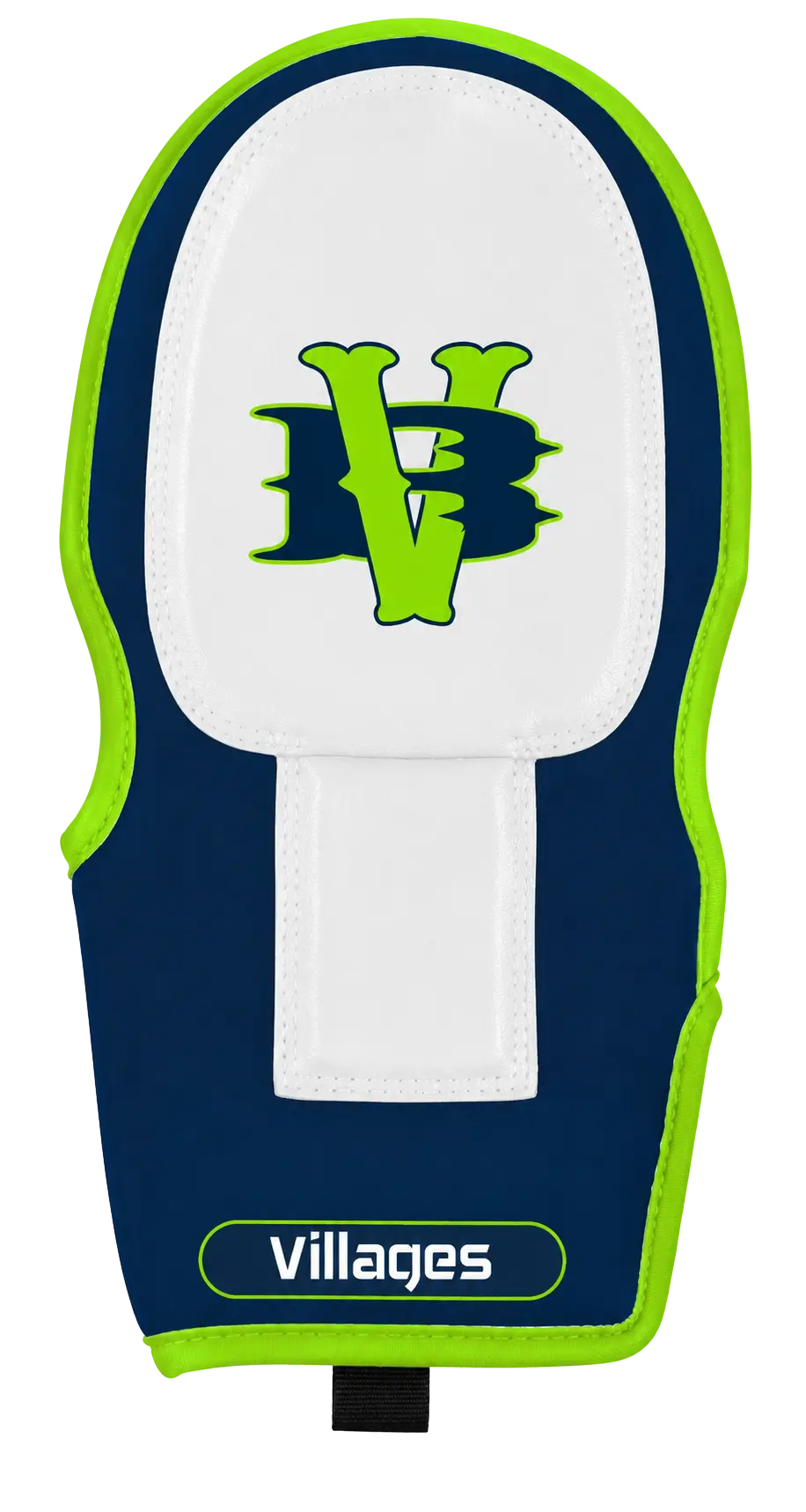 VBA sliding mitt baseball green white navy
