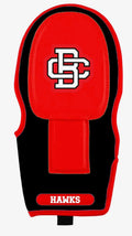 red and black creeks baseball sliding mitt
